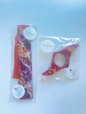 Set záložek červená